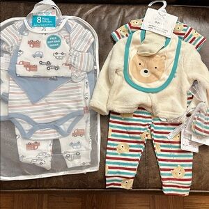 Two baby boy outfit sets 3/6 months